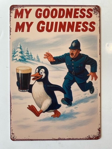 Insegna metallo birra guinness - insegna,