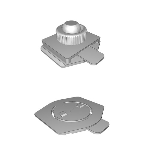 Piastra base supporto gps - supporto,