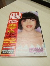 Magazine television TV TELE POCHE 875-novembre 1982-mireille mathieu