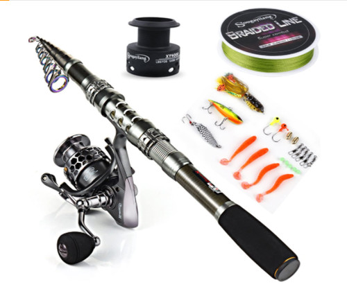 Cana pesca giratoria - de, y