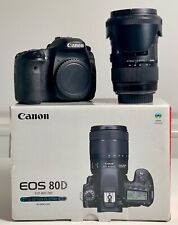 macchina fotografica reflex canon Eos 80d obiettivo sigma art 18 35 1.8