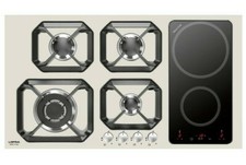 LOFRA HLBI9G2I NETTUNO 90 COMBI PIANO COTTURA 4 FUOCHI + 2 INDUZIONE AVORIO