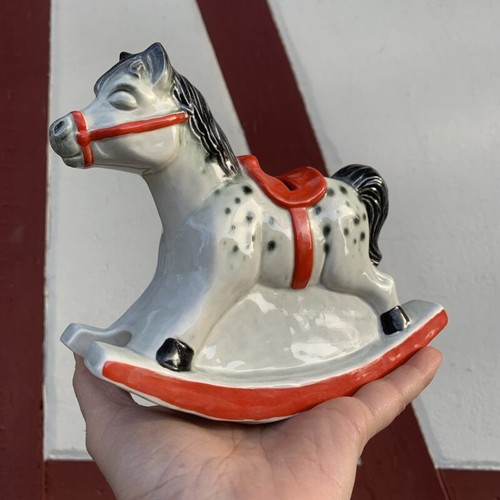 Salvadanaio cavallo dondolo - cavallo,