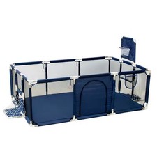 BOX PER BAMBINI RECINTO BIMBI CON PARCO GIOCHI PIEGHEVOLE BLU ROSSO ROSA