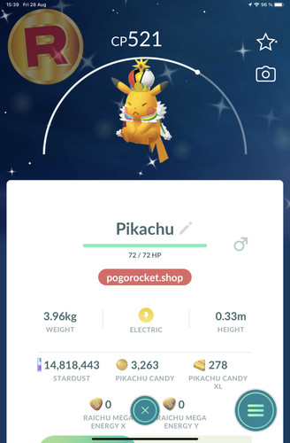 Shiny pikachu wcs2026 crown - shiny,