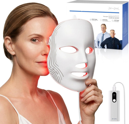 Masque led visage lumière - visage,