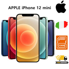 NUOVO Apple iPhone 12 mini 128GB Nero Bianco Rosso Blu ✔️Garanzia 24 MESI