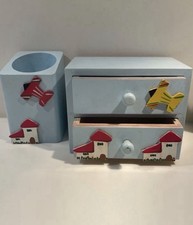 Set Scrivania Vintage legno