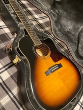 Chitarra acustica Epiphone AJ-220SCE Vintage Sunburst - come nuova, con custodia