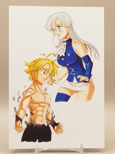 Cartolina meliodas elizabeth - cartolina,