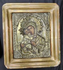 Icona Russa Fine 1800, Madonna
