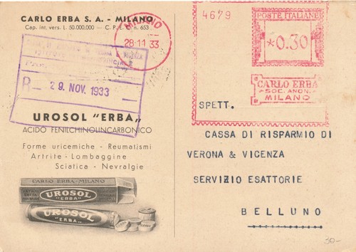 Italia 1933 cartolina - 1933,