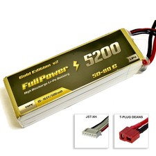 FullPower Batteria Lipo 5S 5200 mAh 50C Gold V2 - DEANS