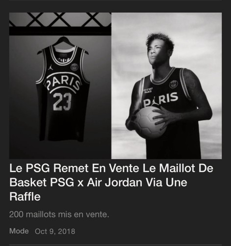 Psg air jordan jersey 2018 - psg,