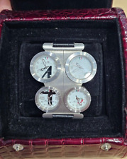 OROLOGIO O.I.W OFFICINE ITALIANE AL QUARZO CON QUATTRO QUADRANTI E QUATTRO FUSI