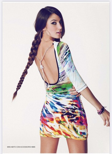 Mini abito multicolore con - mini,