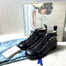 Stivali corti Gucci in pelle