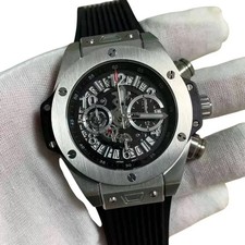 Seikmod Cronografo Scheletro | Acciaio Inox | Design Sportivo | Rubber Strap