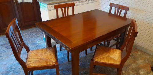 Sedie paglia tavolo arte - paglia,