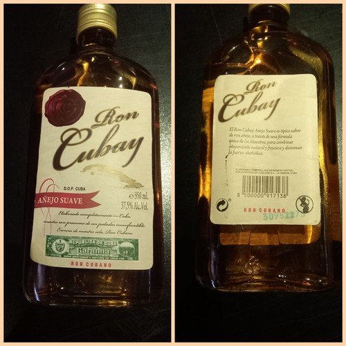 Bottglia ron cubay cuba - ron,