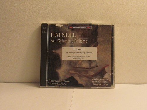 Haendel aci galathea e - galathea,