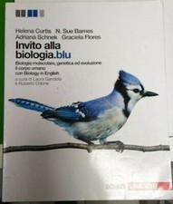 Invito alla biologia - invito, blu
