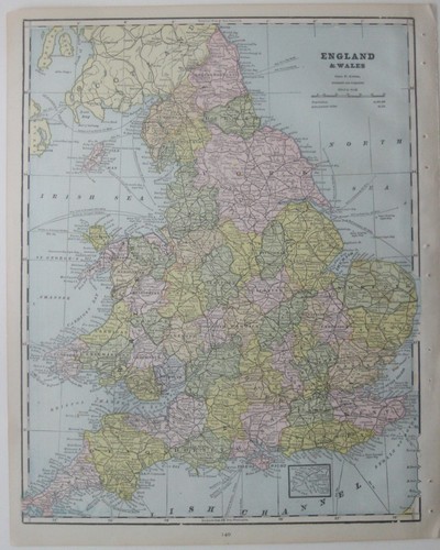 Mappa contea originale 1893 - mappa,