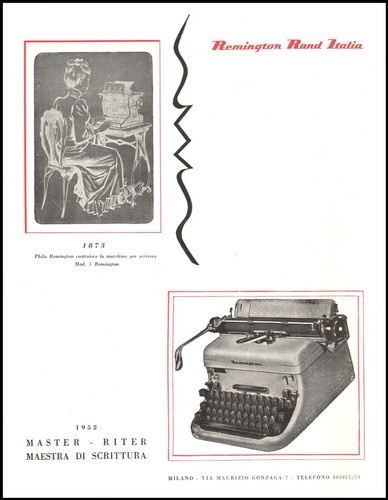 Pubblicita 1954 macchina da - 1954,