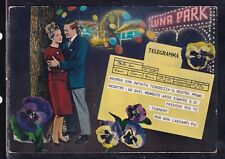 Cartolina Innamorati Telegramma Luna Park YD288