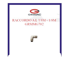 RICAMBIO ORIGINALE  RACCORDO A L RAL 1/8M - 1/8M PER MACCHINA GRIMAC GRMMG702