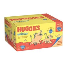 Huggies Unistar Pacco Mega Scorta Pannolini Taglia 4 (7-18 Kg) Offerta 144 Panno