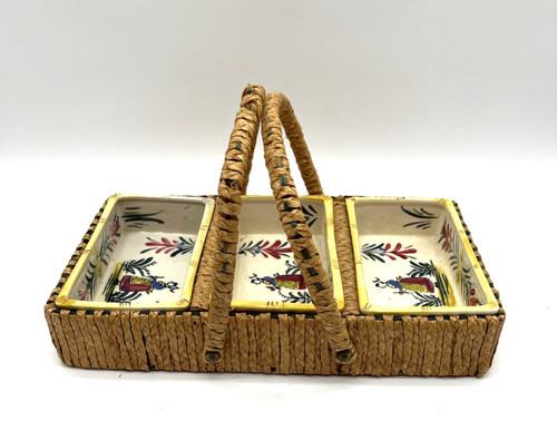 Servizio nasco vintage dipinto - nasco,