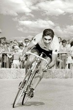 Poster Manifesto Locandina Ciclismo Eddy Merckx Tour de France Stampa 60x90 Cm.