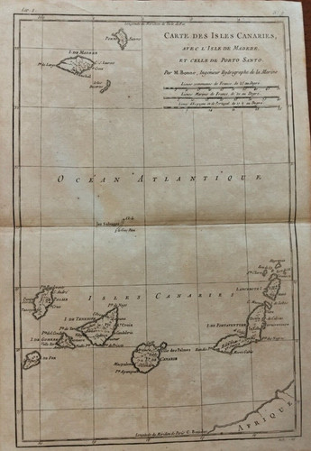 1787 bonne carta geografica - 1787, m.