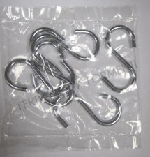 6 X gancio barra porta oggetti