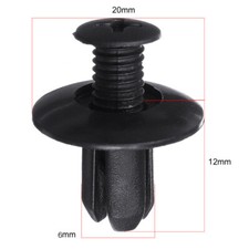 50pz 6mm Foro Parafango