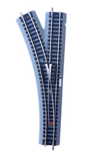 MEHANO T7 1 x SCAMBIO MANUALE SINISTRO CON MASSICCIATA x PLASTICO SCALA N 1/160