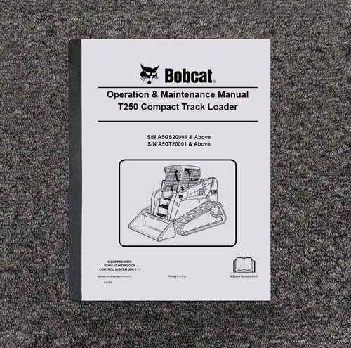 Bobcat t250 skid - skid, track
