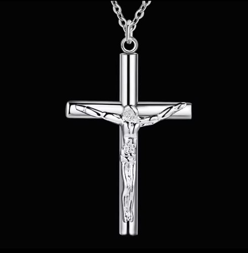 Collana crocifisso argento 925 - crocifisso,