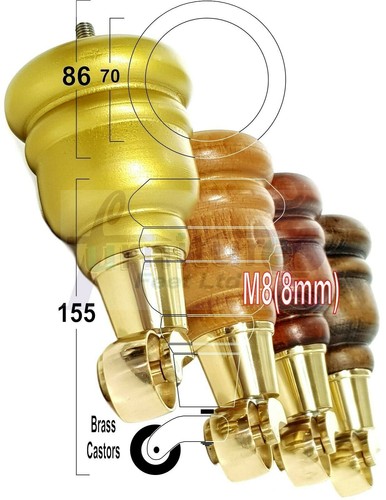 Gambe per mobili legno - in,