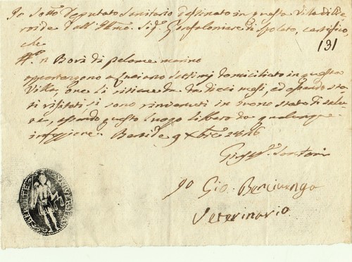 3382-UMBRIA,CERTIFICATO