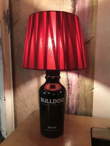 Lampada gin bulldog nera - lampada,