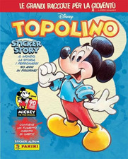 TOPOLINO MICKEY MOUSE STICKER STORY - ALBUM PANINI - FIGURINE CARD MANCOLISTA