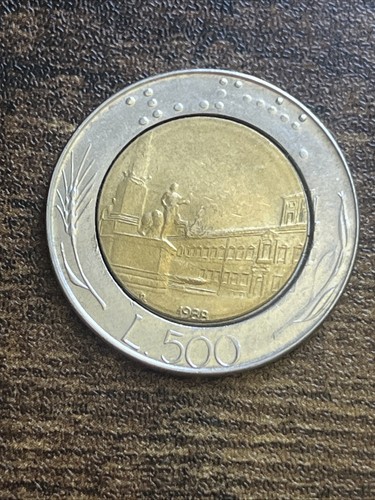 1988 italy 500 lira lire - 500,