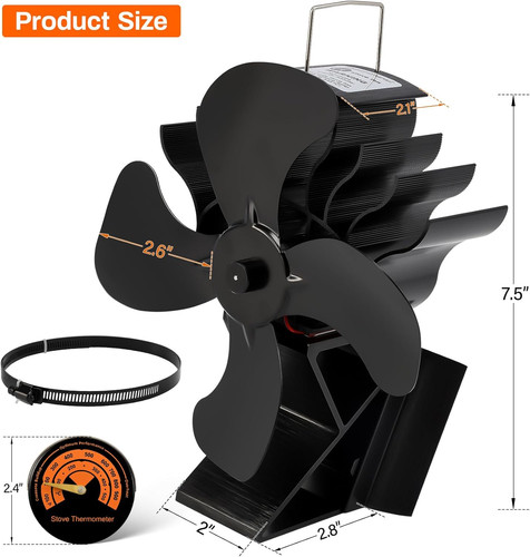 Ventilatore stufa legna - ventilatore, a