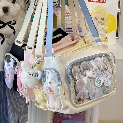 Borsa ita trasparente - trasparente, trendy