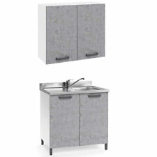 Mobile cucina cemento con