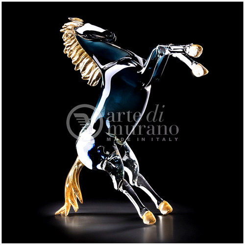 Cavallo rampante vetro di - in,