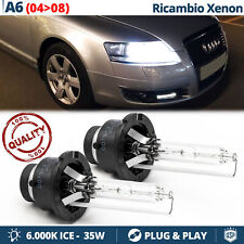 2 Lampadine BIXENON D2S PER Audi A6 C6 FINO 2008 RICAMBIO 35W 6000K HID GHIACCIO