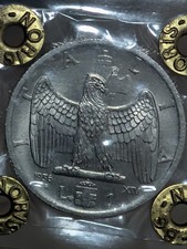 1 lira 1936 Impero Vittorio Emanuele III perizia FDC Noris